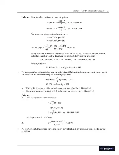 Financial Markets and Institutions, 7th Edition Solution Manual - Page 23 preview image