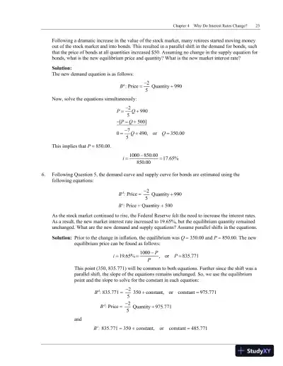Financial Markets and Institutions, 7th Edition Solution Manual - Page 25 preview image