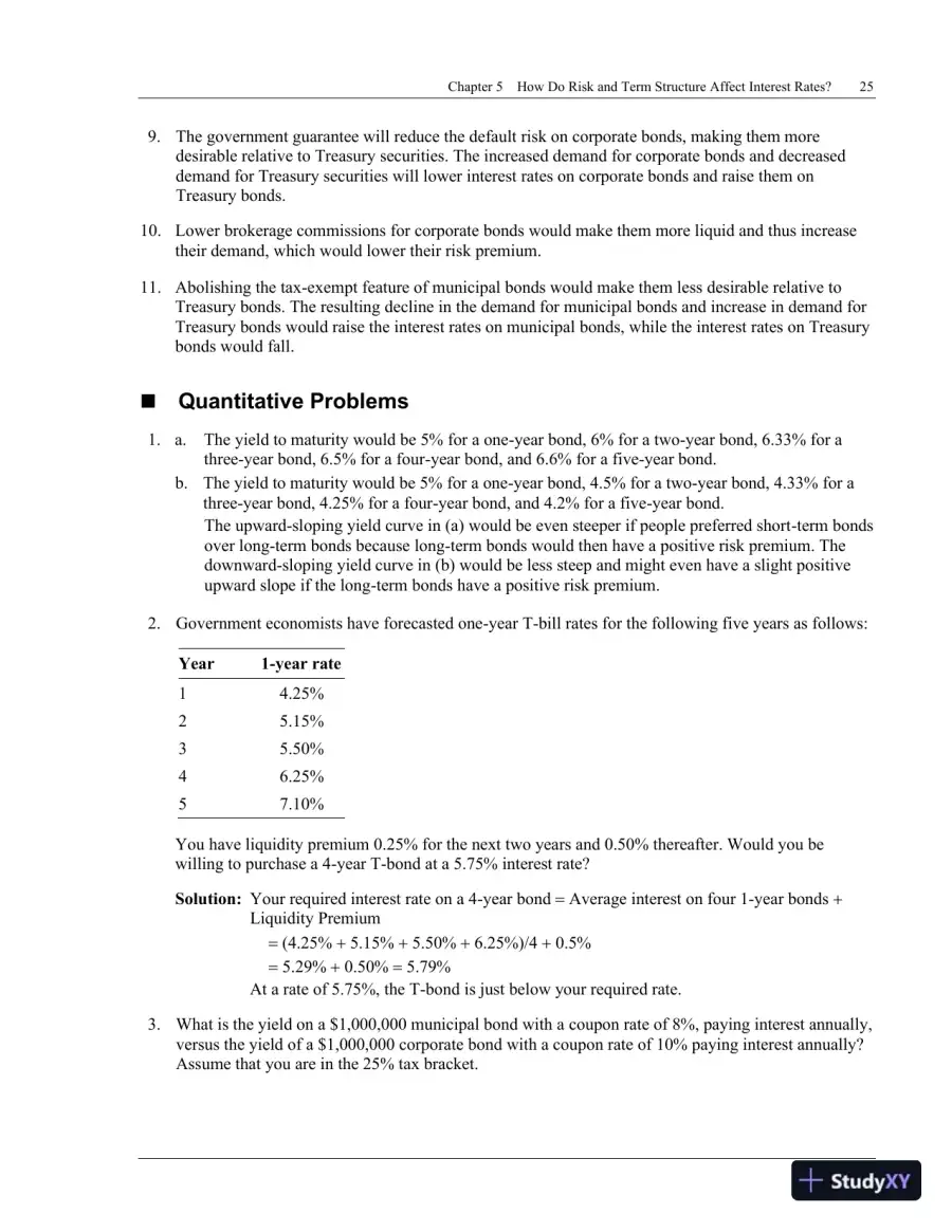 Financial Markets and Institutions, 7th Edition Solution Manual, page 29