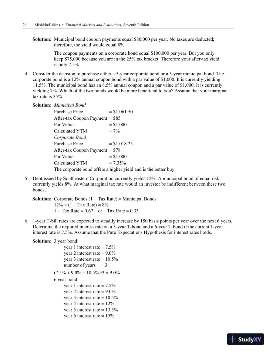 Financial Markets and Institutions, 7th Edition Solution Manual, page 30