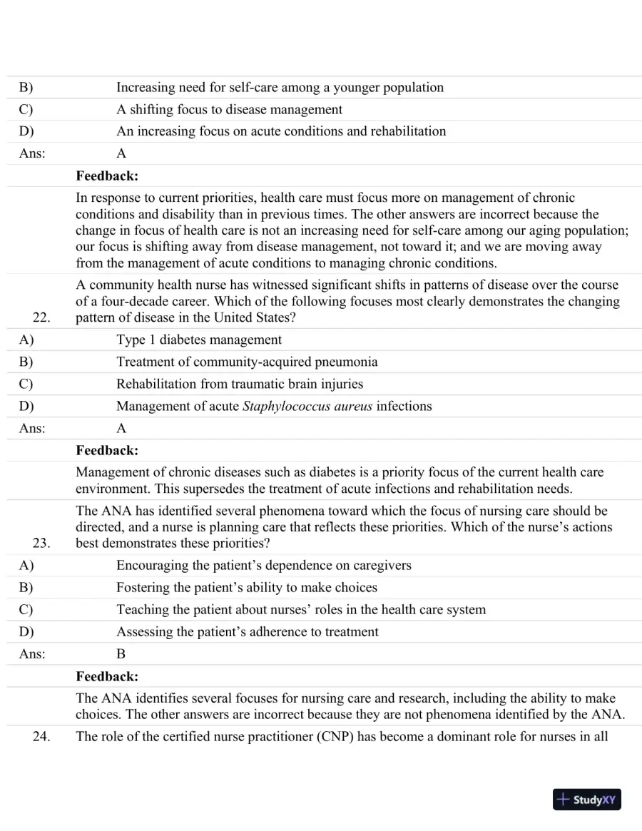 Test Bank For Brunner and Suddarth's Textbook Of Medical-Surgical Nursing, 13th Edition, page 10