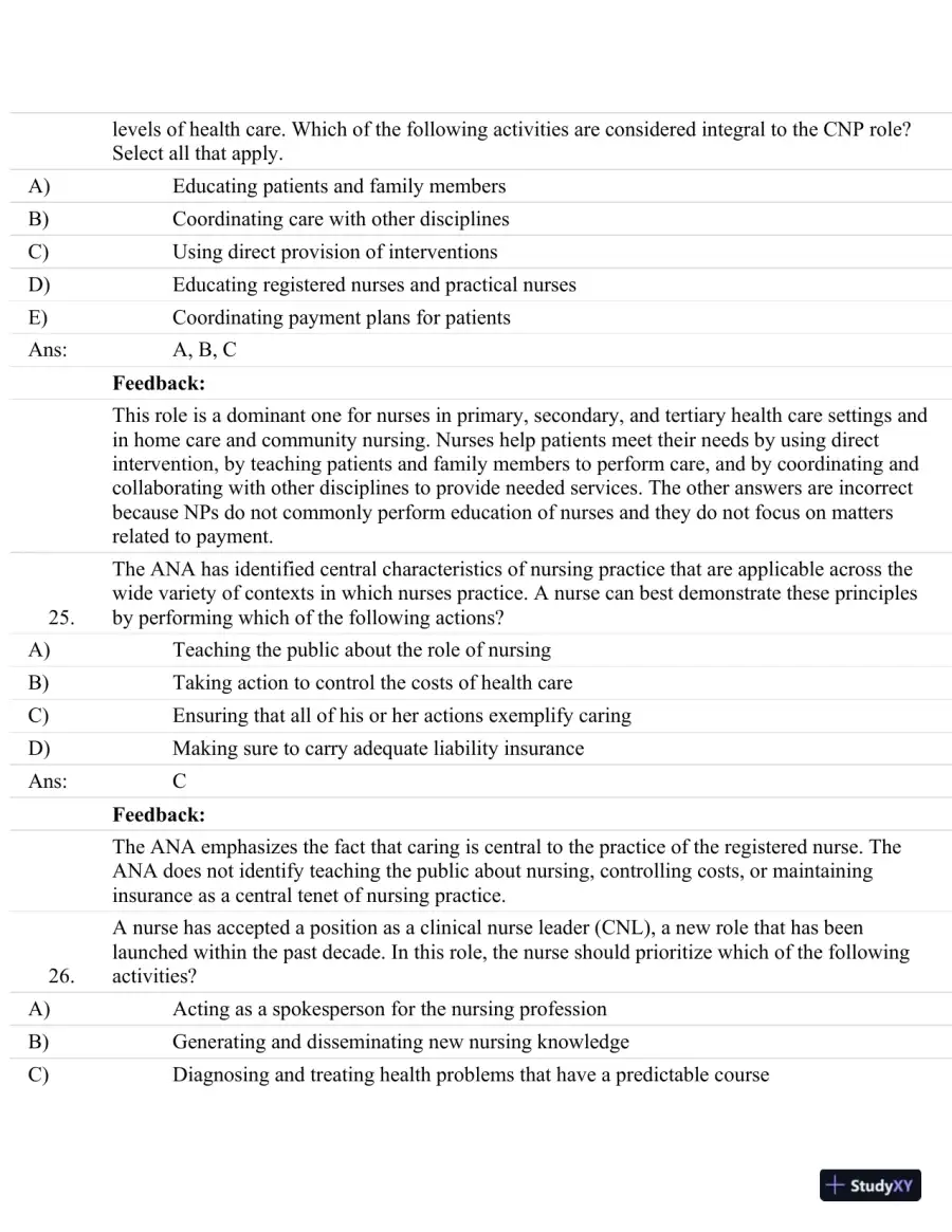 Test Bank For Brunner and Suddarth's Textbook Of Medical-Surgical Nursing, 13th Edition, page 11