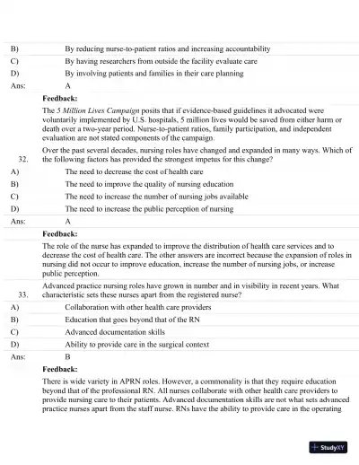 Test Bank For Brunner and Suddarth's Textbook Of Medical-Surgical Nursing, 13th Edition - Page 14 preview image