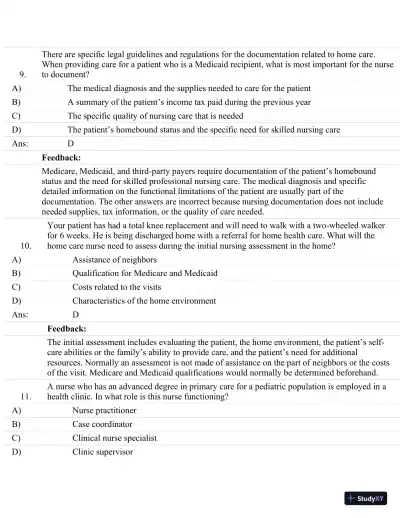Test Bank For Brunner and Suddarth's Textbook Of Medical-Surgical Nursing, 13th Edition - Page 21 preview image