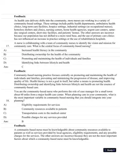 Test Bank For Brunner and Suddarth's Textbook Of Medical-Surgical Nursing, 13th Edition - Page 24 preview image