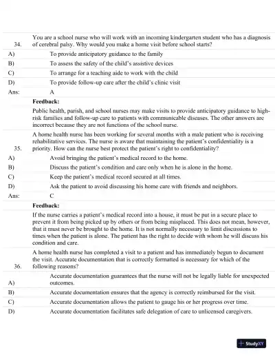 Test Bank For Brunner and Suddarth's Textbook Of Medical-Surgical Nursing, 13th Edition - Page 31 preview image
