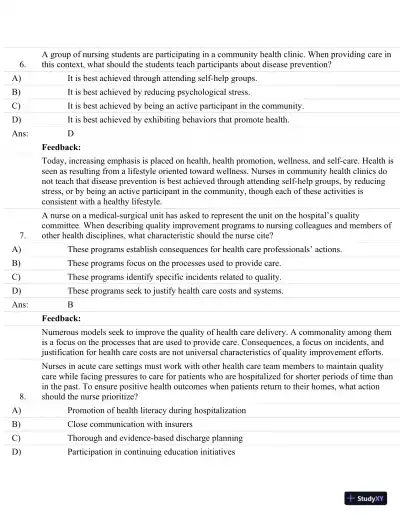 Test Bank For Brunner and Suddarth's Textbook Of Medical-Surgical Nursing, 13th Edition - Page 4 preview image