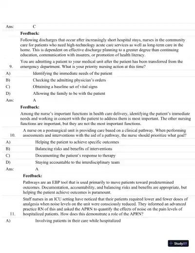 Test Bank For Brunner and Suddarth's Textbook Of Medical-Surgical Nursing, 13th Edition - Page 5 preview image