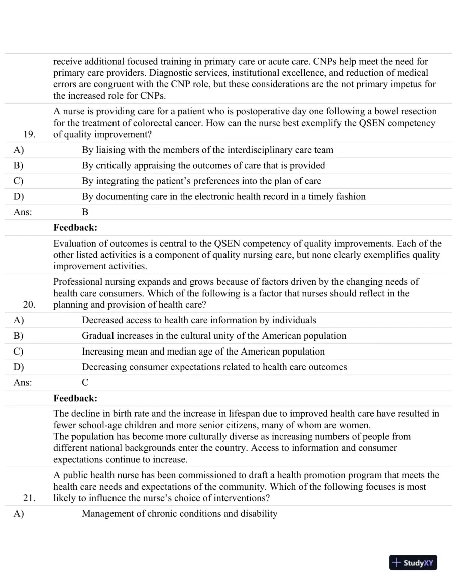 Test Bank For Brunner and Suddarth's Textbook Of Medical-Surgical Nursing, 13th Edition, page 9
