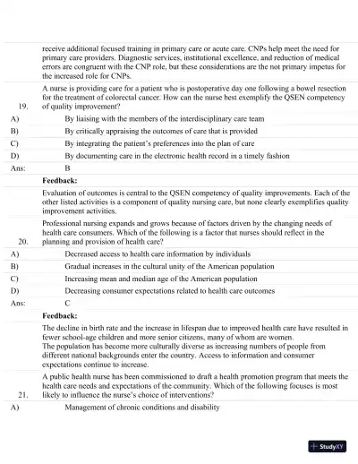 Test Bank For Brunner and Suddarth's Textbook Of Medical-Surgical Nursing, 13th Edition - Page 9 preview image
