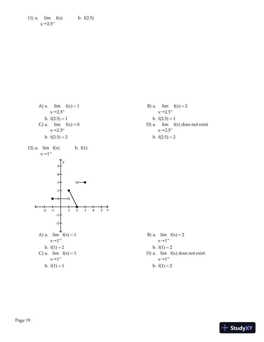 Test Bank for Precalculus, 6th Edition, page 20