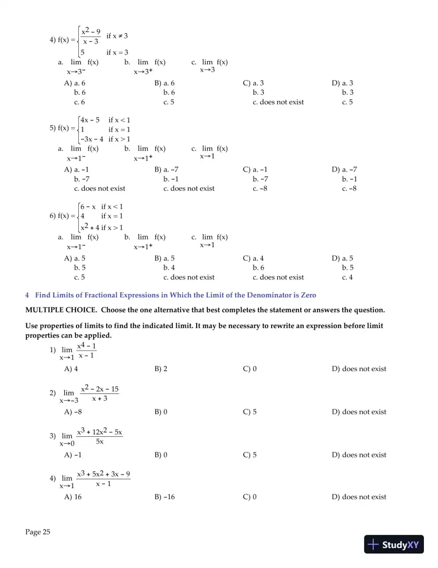Test Bank for Precalculus, 6th Edition, page 26