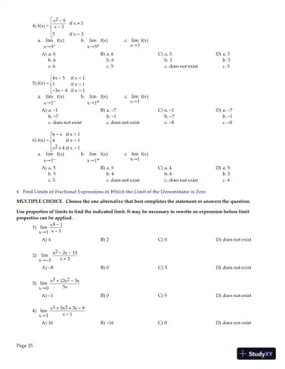 Test Bank for Precalculus, 6th Edition - Page 26 preview image