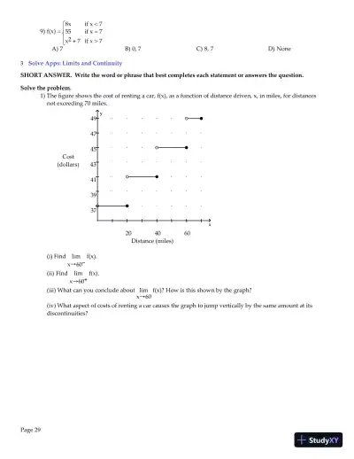 Test Bank for Precalculus, 6th Edition - Page 30 preview image