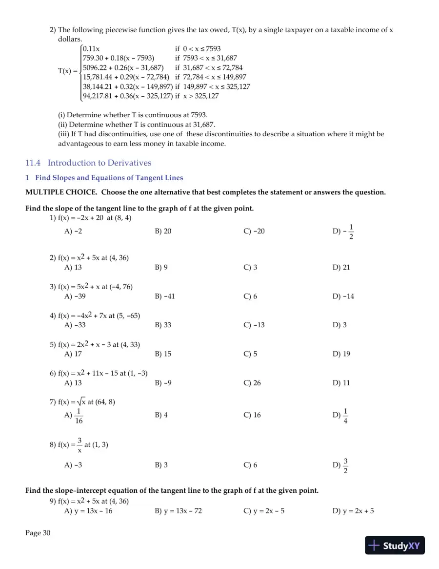 Test Bank for Precalculus, 6th Edition, page 31