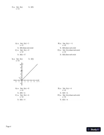 Test Bank for Precalculus, 6th Edition - Page 7 preview image