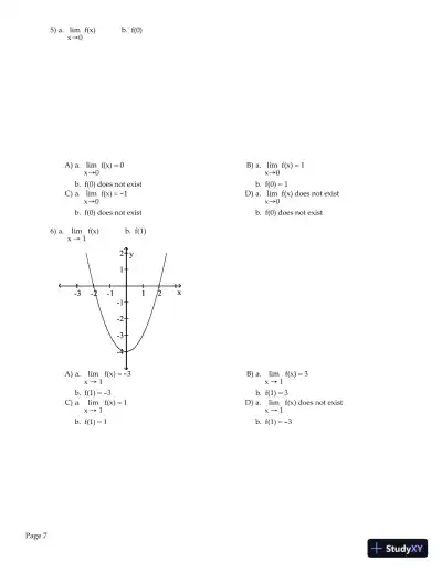 Test Bank for Precalculus, 6th Edition - Page 8 preview image