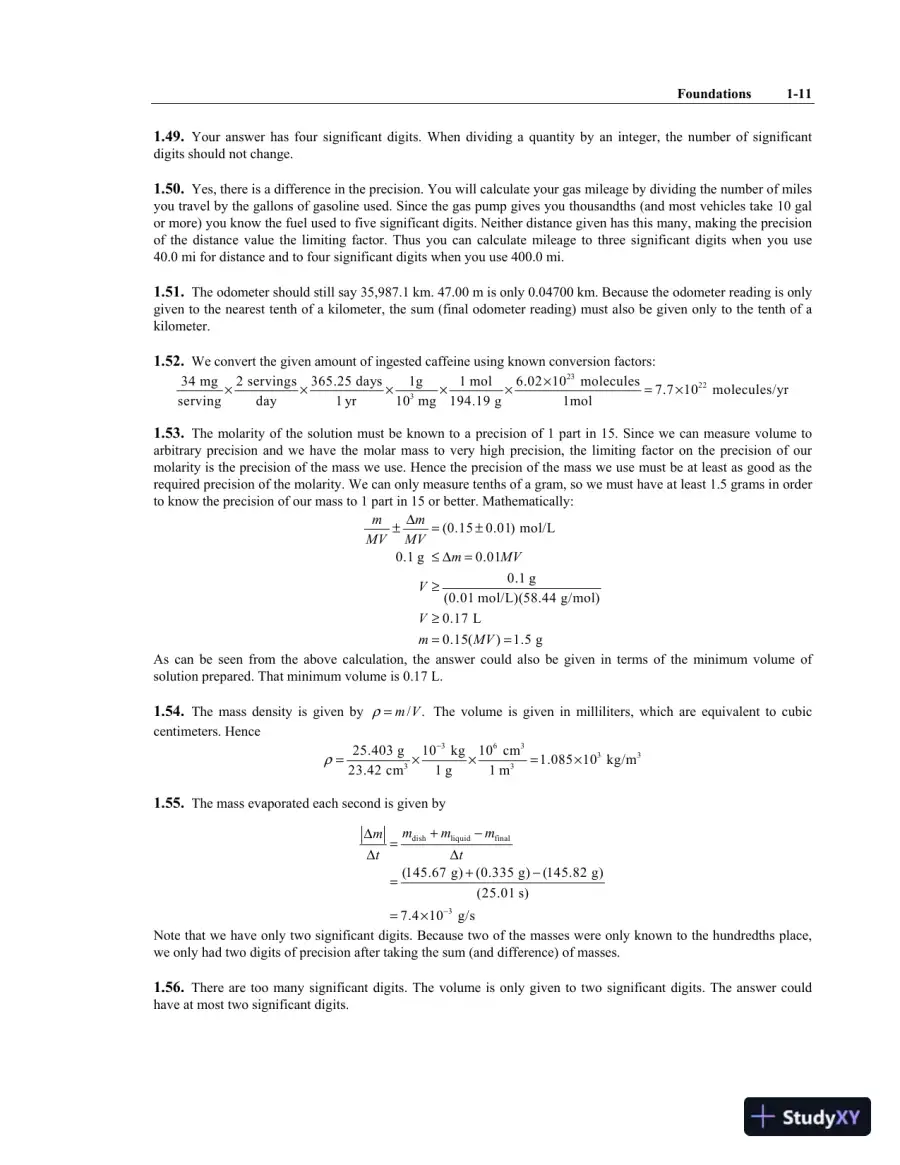 Solution Manual for Principles and Practice of Physics, 1st Edition, page 12