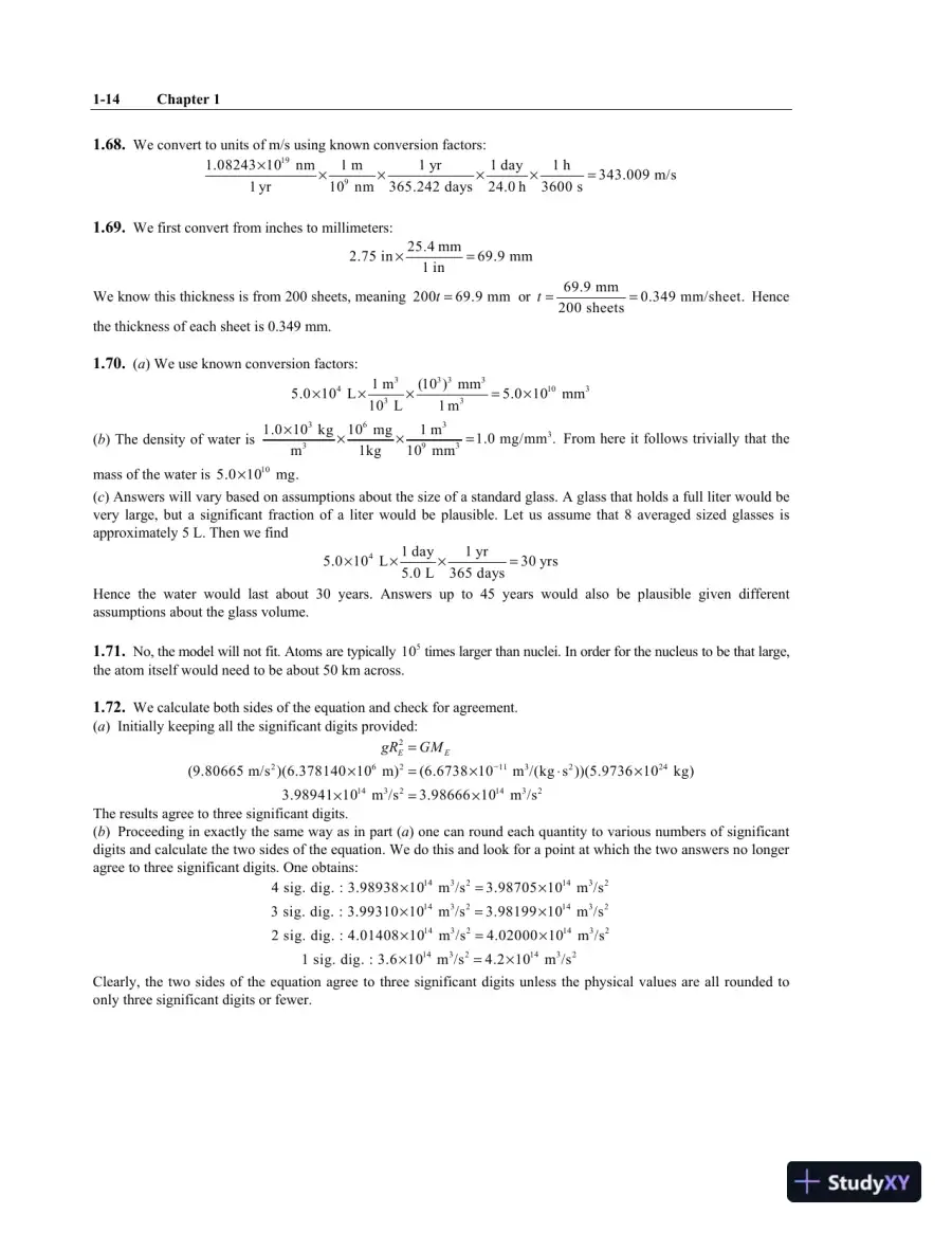 Solution Manual for Principles and Practice of Physics, 1st Edition, page 15