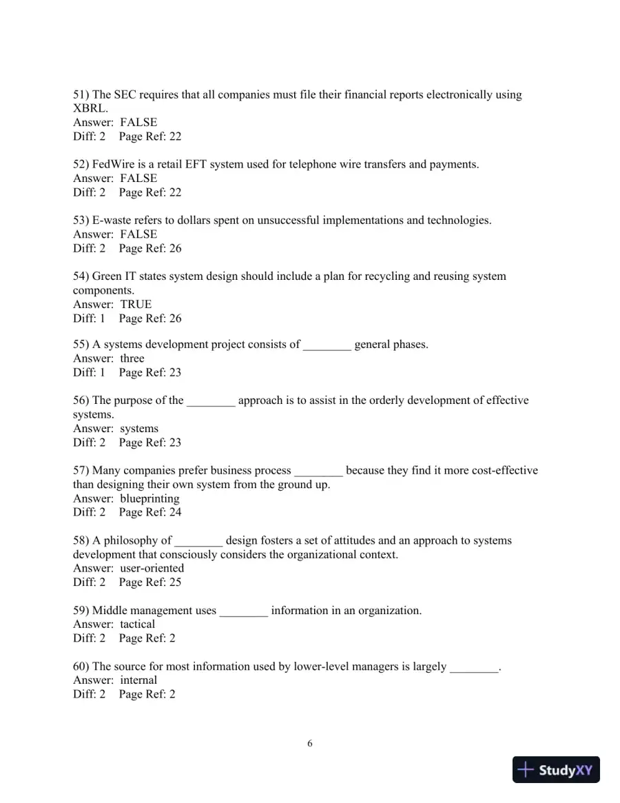 Test Bank For Accounting Information Systems, 10th Edition, page 7