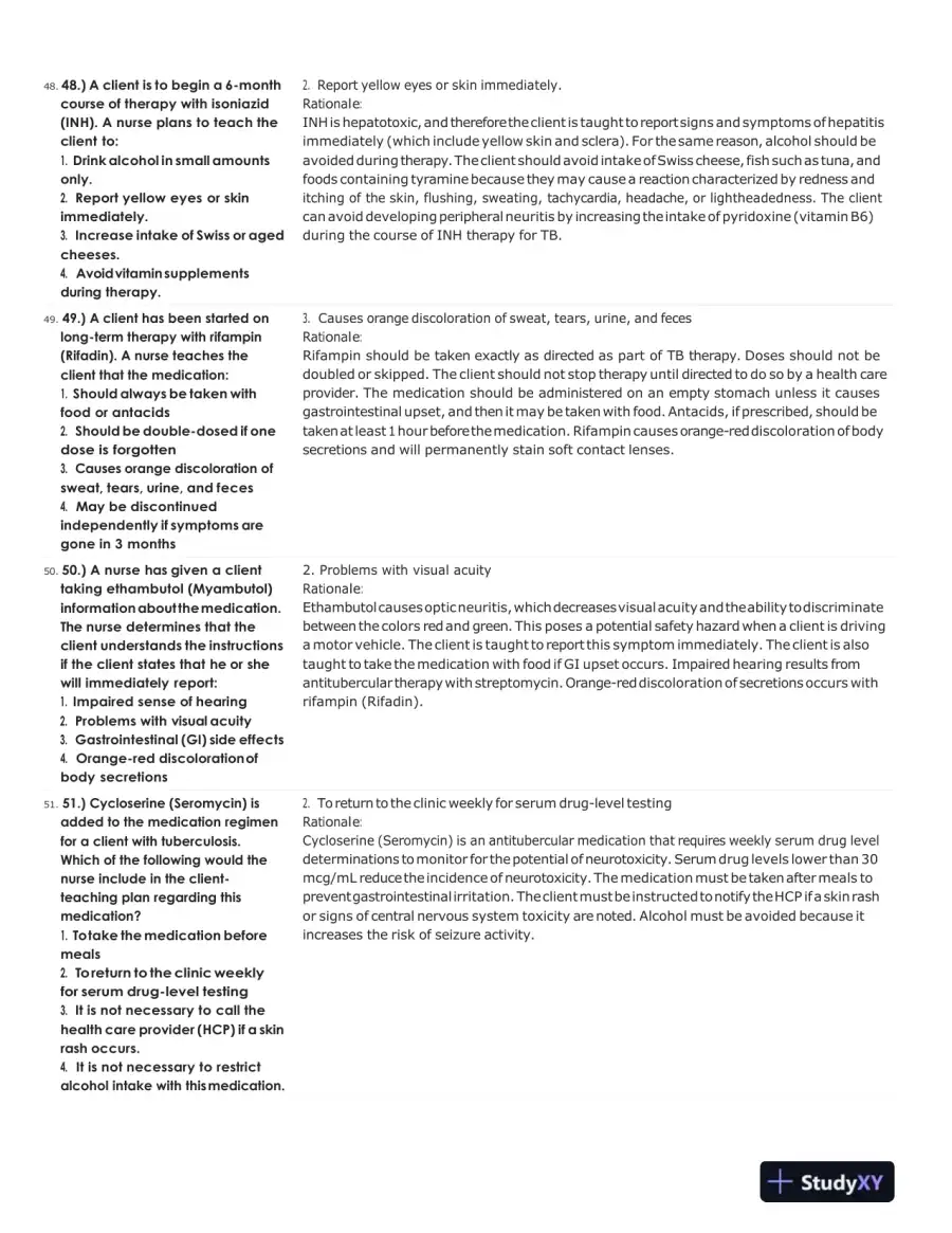 ATI Pharmacology Practice Exam With Answers (313 Solved Questions), page 13