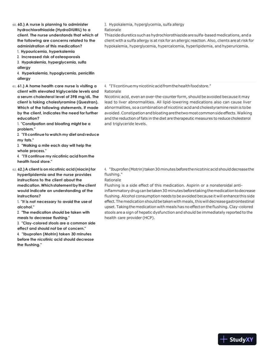 ATI Pharmacology Practice Exam With Answers (313 Solved Questions), page 16