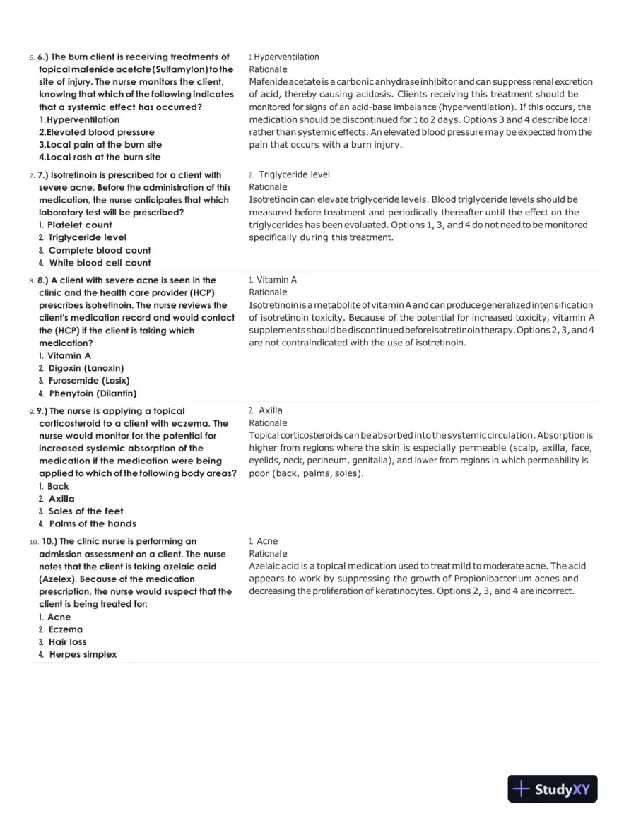 ATI Pharmacology Practice Exam With Answers (313 Solved Questions), page 3