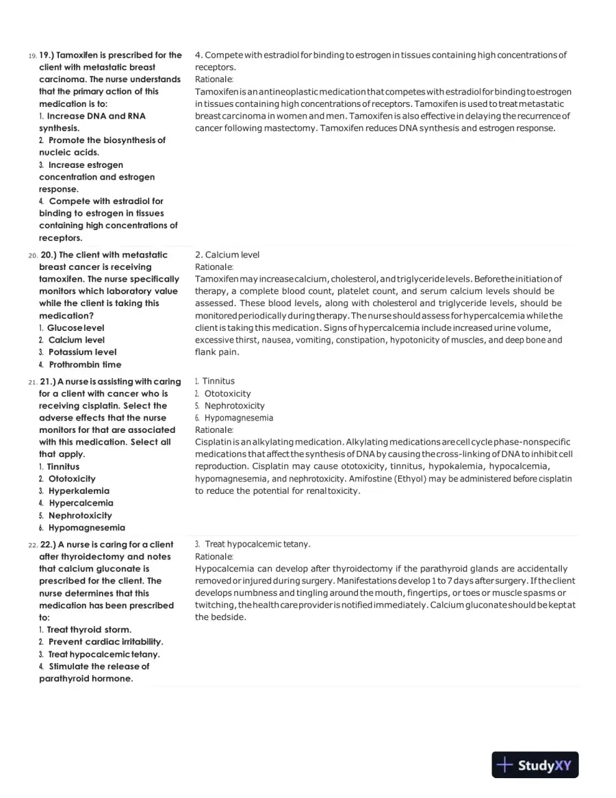ATI Pharmacology Practice Exam With Answers (313 Solved Questions), page 6
