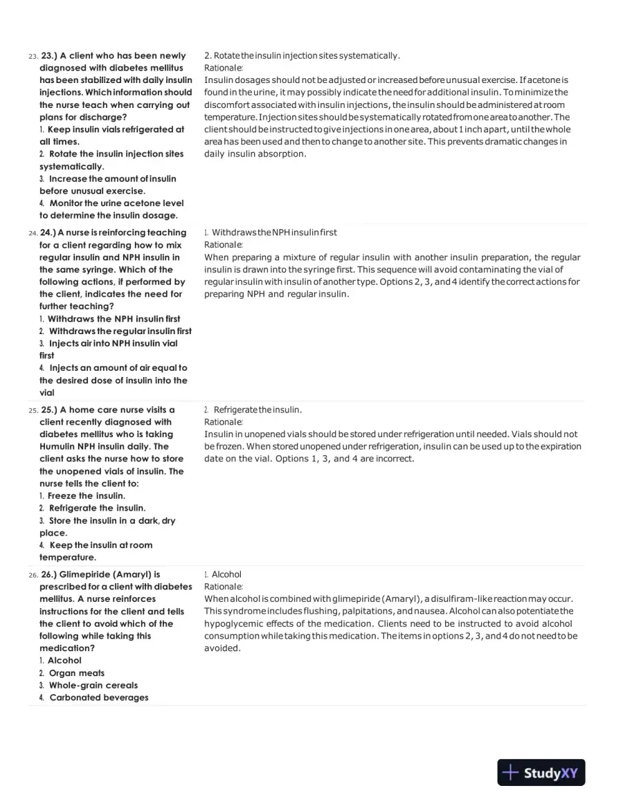 ATI Pharmacology Practice Exam With Answers (313 Solved Questions), page 7