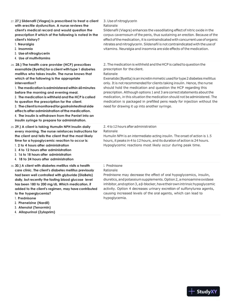 ATI Pharmacology Practice Exam With Answers (313 Solved Questions), page 8