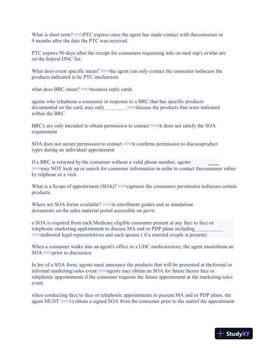 UHC Health Care Assessment Practice Exam With Answers (174 Solved Questions), page 5