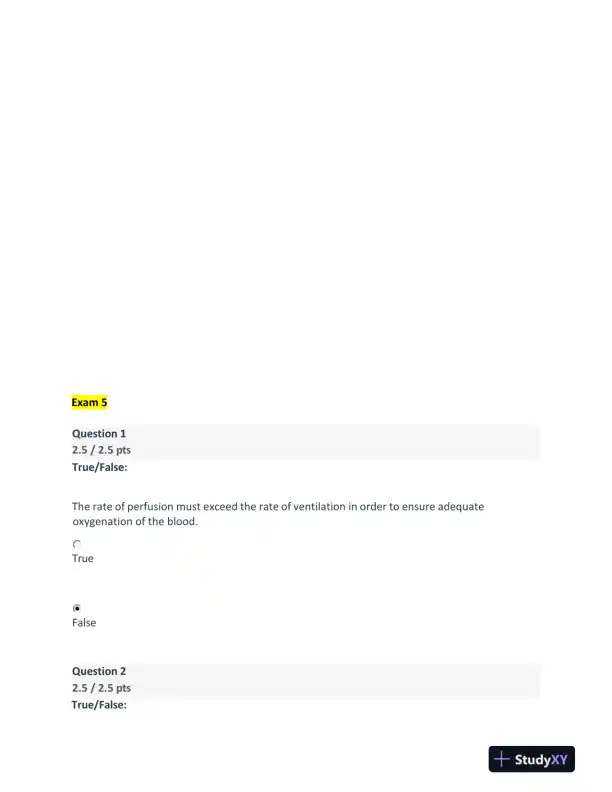 2023-2024 NURS231 Pathophysiology Final Exam Module 5 With Answers (22 Solved Questions) - Page 1 preview image
