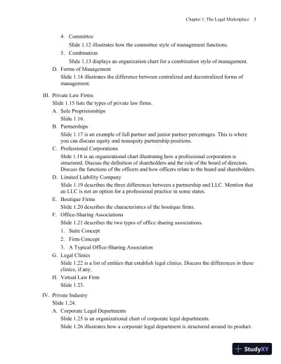 Solution Manual for Fundamentals of Law Office Management, 5th Edition - Page 6 preview image