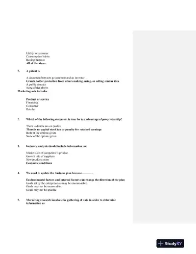 Foundations of Entrepreneurship: Key Concepts, Characteristics, and Strategic Decisions - Page 13 preview image