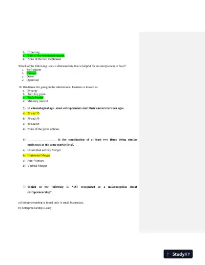 Foundations of Entrepreneurship: Key Concepts, Characteristics, and Strategic Decisions - Page 3 preview image