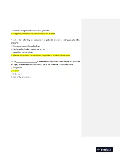 Foundations of Entrepreneurship: Key Concepts, Characteristics, and Strategic Decisions - Page 4 preview image