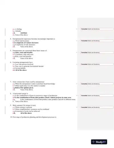 Foundations of Entrepreneurship: Key Concepts, Characteristics, and Strategic Decisions - Page 9 preview image