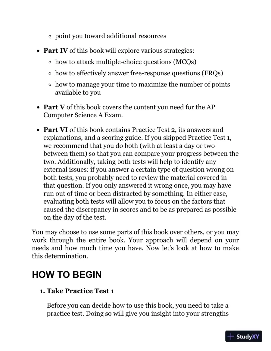 Cracking the AP Computer Science A Exam, 2020 Edition: Practice Tests and Prep for the NEW 2020 Exam (2020), page 19