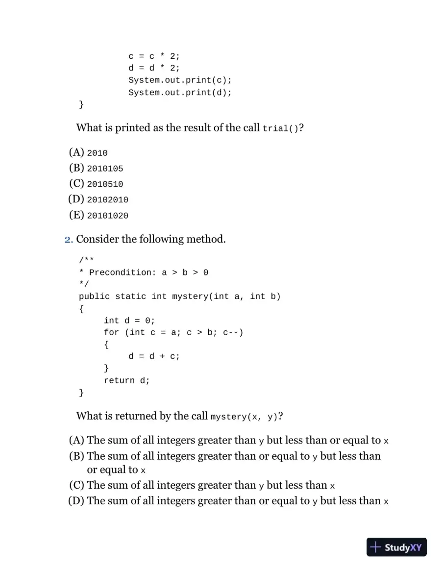 Cracking the AP Computer Science A Exam, 2020 Edition: Practice Tests and Prep for the NEW 2020 Exam (2020), page 29