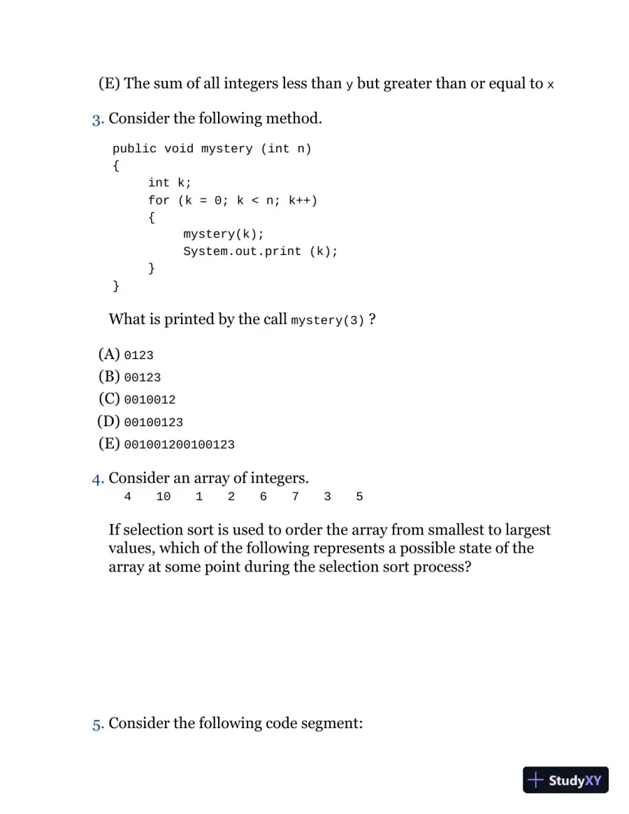 Cracking the AP Computer Science A Exam, 2020 Edition: Practice Tests and Prep for the NEW 2020 Exam (2020), page 30