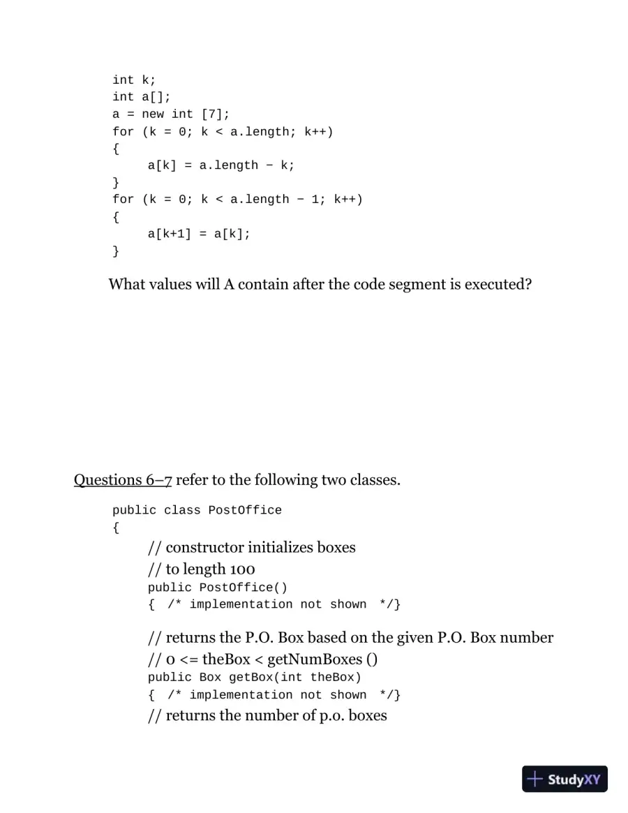 Cracking the AP Computer Science A Exam, 2020 Edition: Practice Tests and Prep for the NEW 2020 Exam (2020), page 31