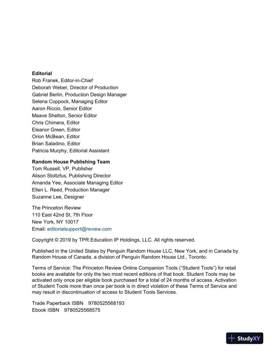 Cracking the AP Computer Science A Exam, 2020 Edition: Practice Tests and Prep for the NEW 2020 Exam (2020), page 4