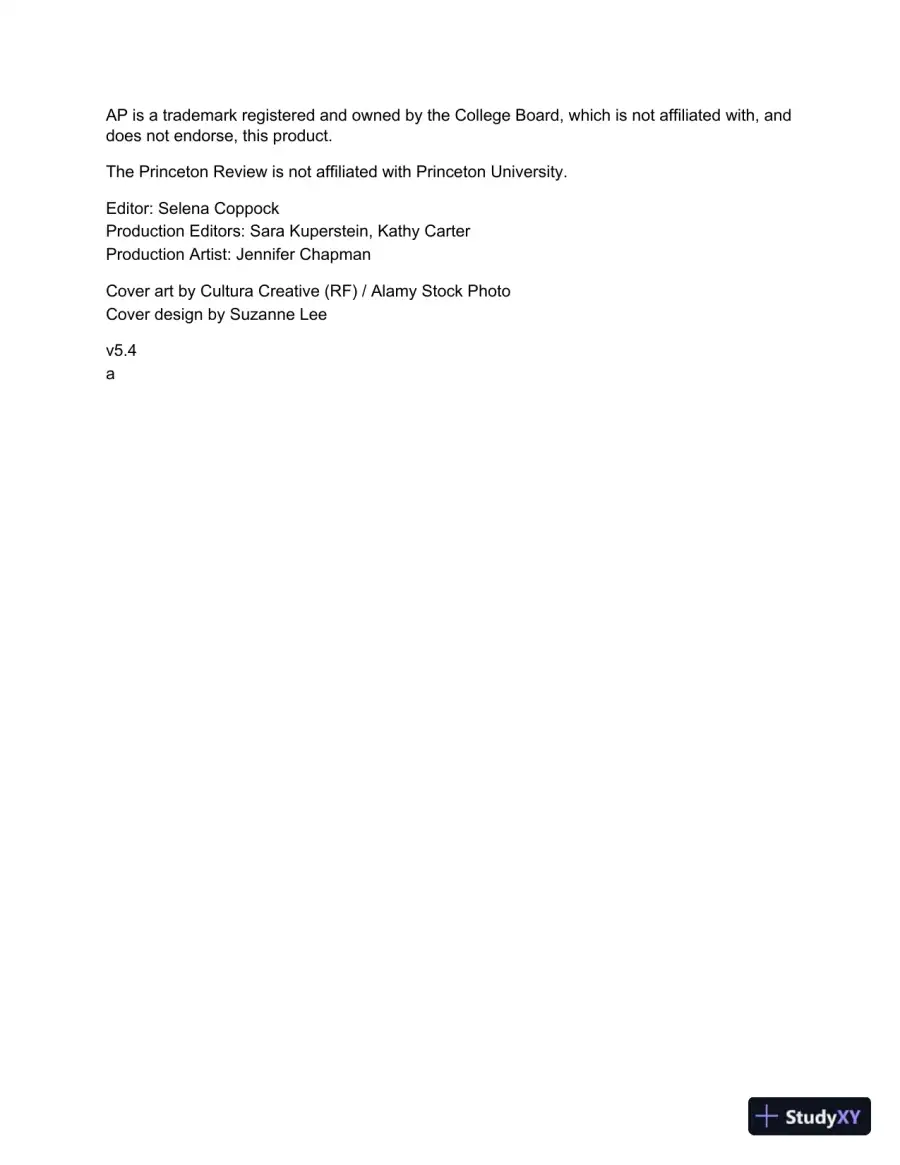 Cracking the AP Computer Science A Exam, 2020 Edition: Practice Tests and Prep for the NEW 2020 Exam (2020), page 5