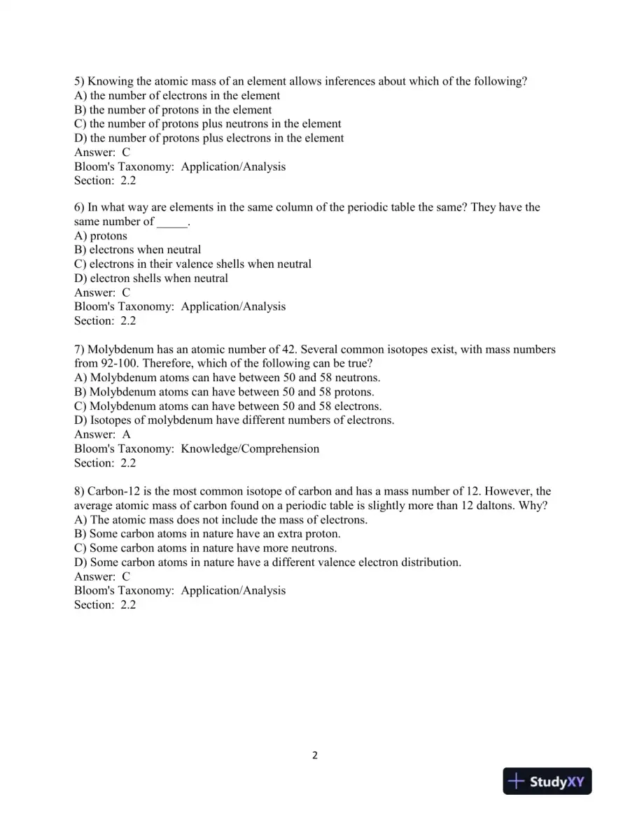 Campbell Biology, 10th Edition Test Bank, page 15