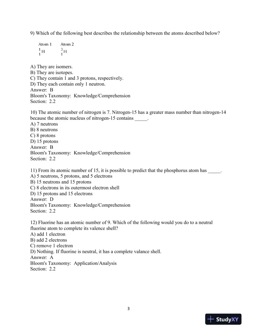 Campbell Biology, 10th Edition Test Bank, page 16