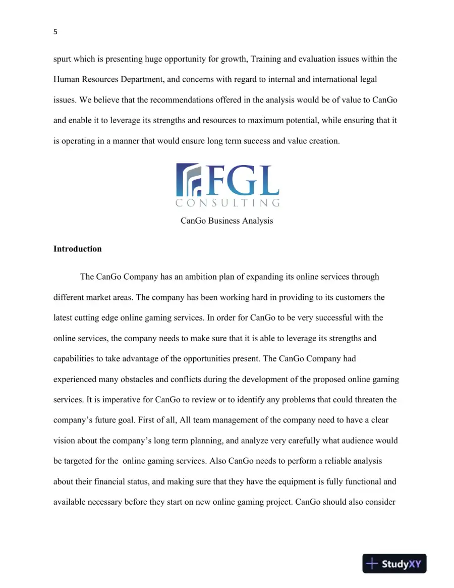 CanGo Business Strategy and Market Expansion Analysis, page 6