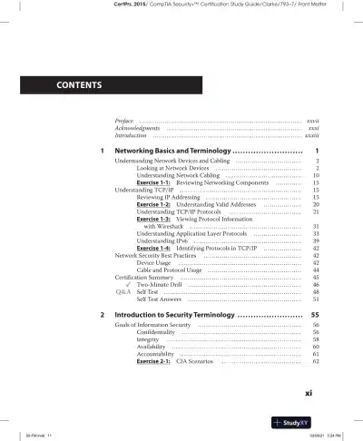 CompTIA Security+ Certification Study Guide Exam SY0-601 (2022) - Page 13 preview image