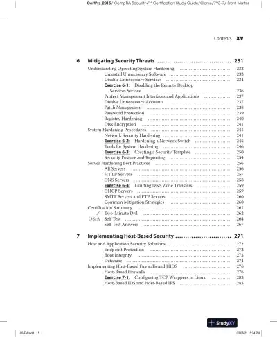 CompTIA Security+ Certification Study Guide Exam SY0-601 (2022) - Page 17 preview image