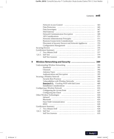 CompTIA Security+ Certification Study Guide Exam SY0-601 (2022) - Page 19 preview image