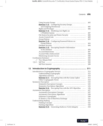 CompTIA Security+ Certification Study Guide Exam SY0-601 (2022) - Page 21 preview image